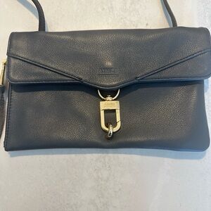 Aimee Kestenberg Gray Leather Wristlet